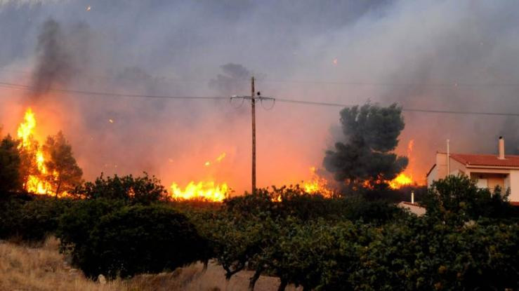 Φωτιά ξέσπασε στην Κρήτη – Σε συναγερμό η Πυροσβεστική